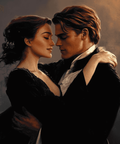 Rose and Jack Titanic Movie Diamond Painting