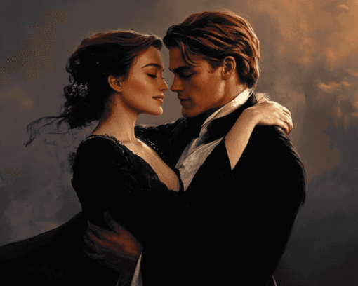 Rose and Jack Titanic Movie Diamond Painting