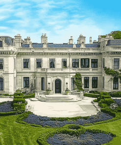 Rosecliff Castle Glamour Diamond Painting