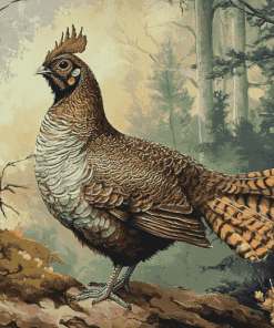 Ruffed Grouse Wildlife Diamond Painting