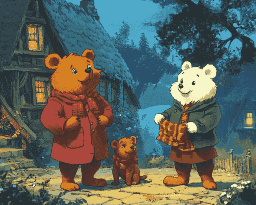 Rupert Bear Animation Diamond Painting