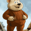 Rupert Bear Animation Diamond Painting