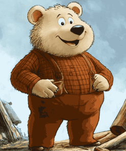 Rupert Bear Animation Diamond Painting