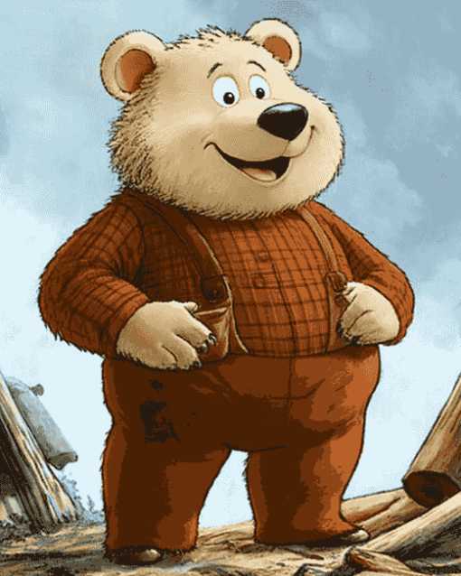 Rupert Bear Animation Diamond Painting