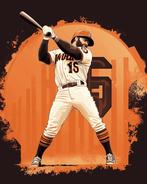 SF Giants Baseball Diamond Painting