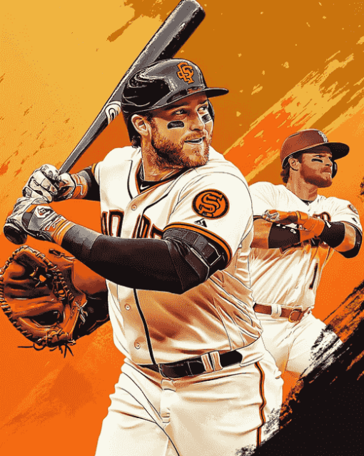 SF Giants Baseball Stars Diamond Painting