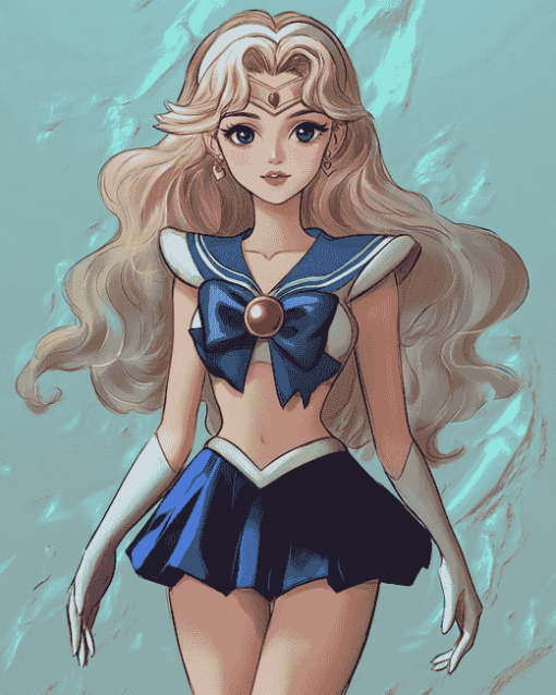 Sailor Neptune Anime Diamond Painting