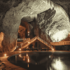 Salt Mine Poland Blue Grotto Diamond Painting