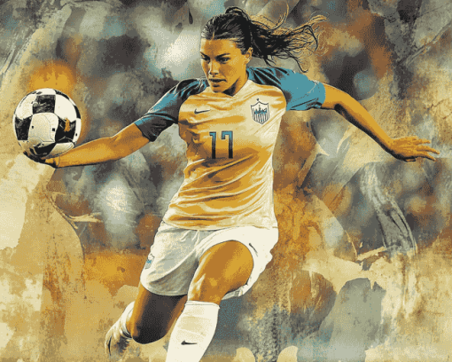 Sam Kerr Football Star Diamond Painting