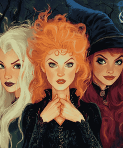 Sanderson Sisters Wizards Diamond Painting