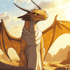 Sandy Desert Dragon Diamond Painting