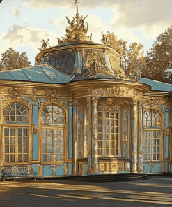 Sanssouci Palace Parks Diamond Painting