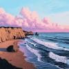 Santa Cruz Seascape Diamond Painting