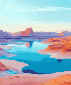 Scenic Lake Powell Diamond Painting