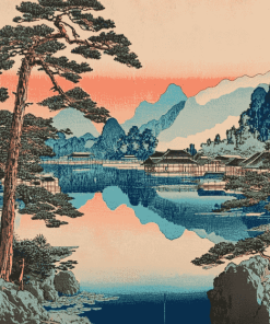 Scenic Yamashiro Landscape Diamond Painting