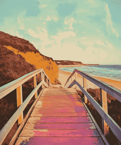 Seascape Torquay Boardwalk Diamond Painting