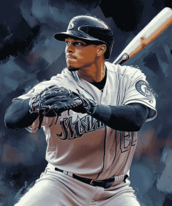 Seattle Mariners Baseballers Diamond Painting