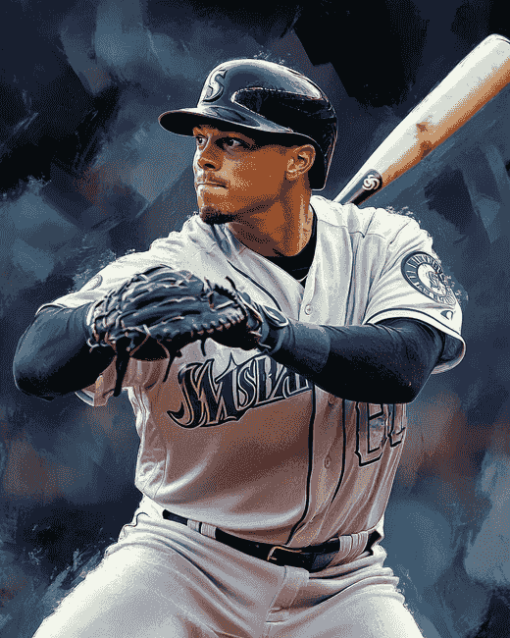 Seattle Mariners Baseballers Diamond Painting