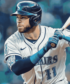 Seattle Mariners Mitch Haniger Diamond Painting