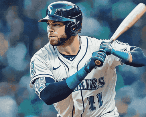 Seattle Mariners Mitch Haniger Diamond Painting