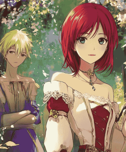 Shirayuki Anime Character Diamond Painting