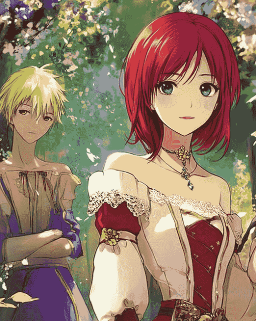 Shirayuki Anime Character Diamond Painting