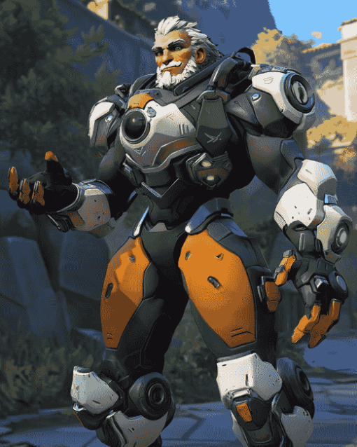 Sigma Overwatch Character Diamond Painting