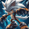 Silver The Hedgehog Anime Diamond Painting