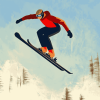 Ski Jump Animation Diamond Painting