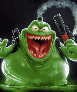 Slimer Ghostbusters Animation Diamond Painting