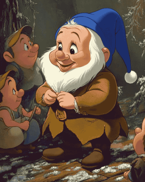 Snow White and Disney Dwarfs Diamond Painting