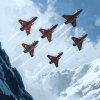 Snowbirds Military Display Diamond Painting