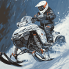 Snowmobile Engines Diamond Painting