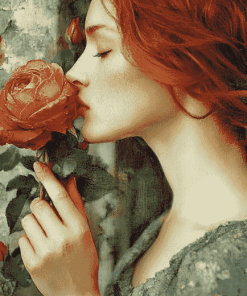 Soul Of The Rose Vintage Diamond Painting