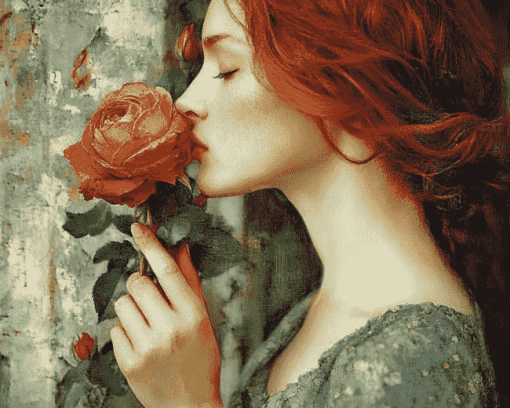 Soul Of The Rose Vintage Diamond Painting