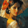 Spanish Woman Diamond Painting