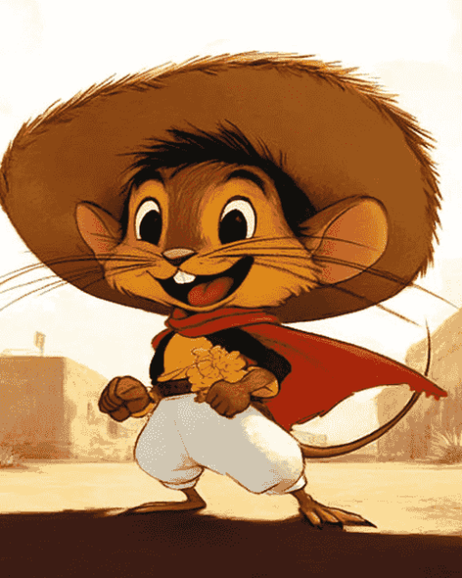 Speedy Gonzales Cartoon Diamond Painting