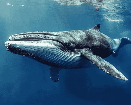 Spem Whale Marine Giant Diamond Painting