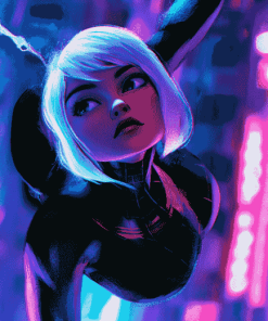 Spider Gwen Marvel Animation Diamond Painting