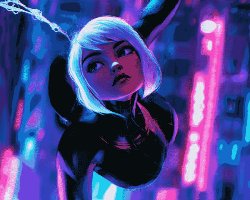 Spider Gwen Marvel Animation Diamond Painting