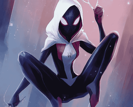 Spider Gwen Marvel Diamond Painting