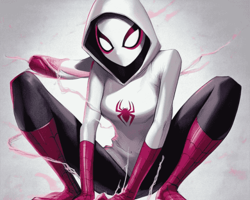 Spider Gwen Marvel Diamond Painting