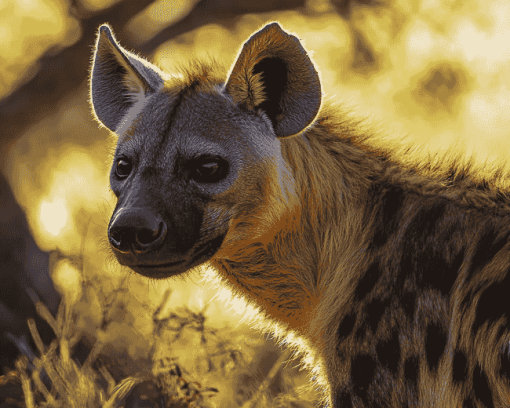 Spotted Hyena Animal Diamond Painting