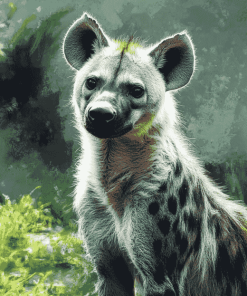 Spotted Hyena Wildlife Diamond Painting