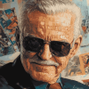 Stan Lee Marvel Legend Diamond Painting