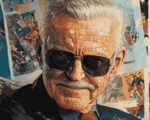 Stan Lee Marvel Legend Diamond Painting