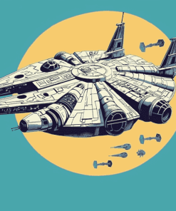 Star Wars Millennium Falcon Diamond Painting