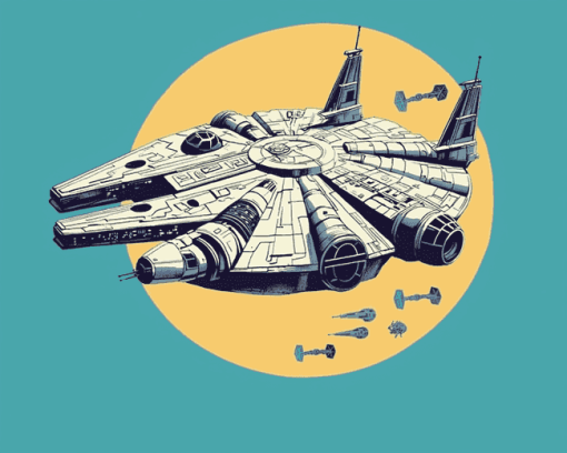 Star Wars Millennium Falcon Diamond Painting