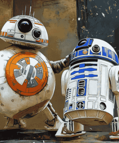 Star Wars Robots Diamond Painting