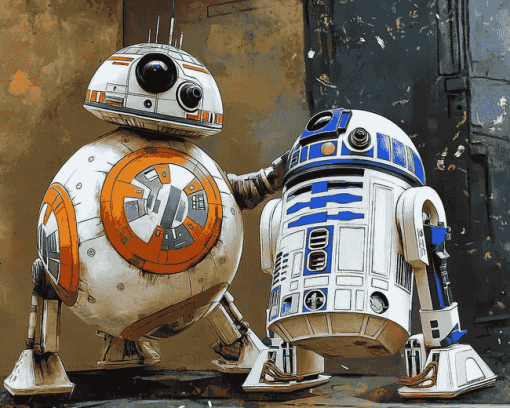 Star Wars Robots Diamond Painting